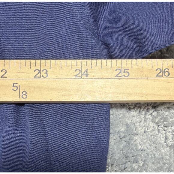 Vintage 80s Bugle Boy Company Navy Blue Button Down Shirt Mens XXL Crest Logo - Picture 5 of 7